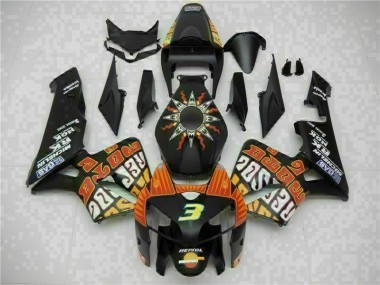 Schwarz CBR 600 RR 05-06 Verkleidungen