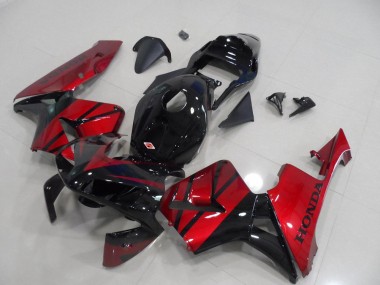 Schwarz Candy Rot CBR 600 RR 03-04 Verkleidungen