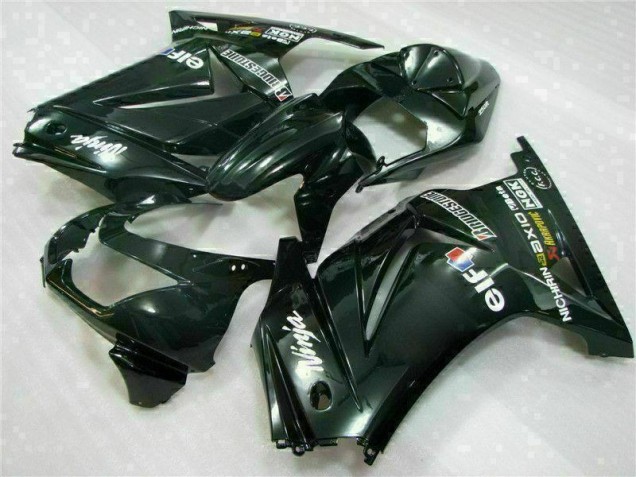 Schwarz EX250 08-12 Verkleidungen Komplett Sets
