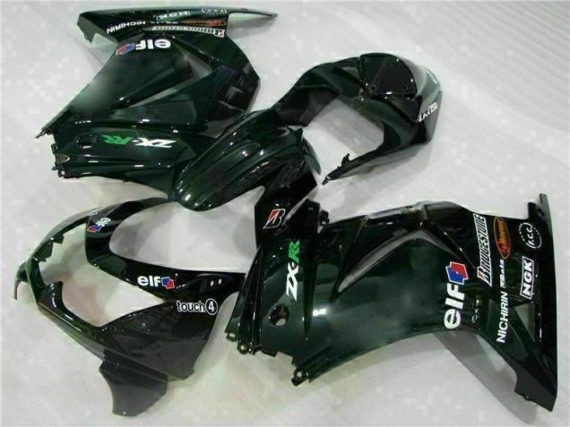 Schwarz EX250 08-12 VollVerkleidungen & Plastik Schwarz EX250 08-12 VollVerkleidungen & Plastik