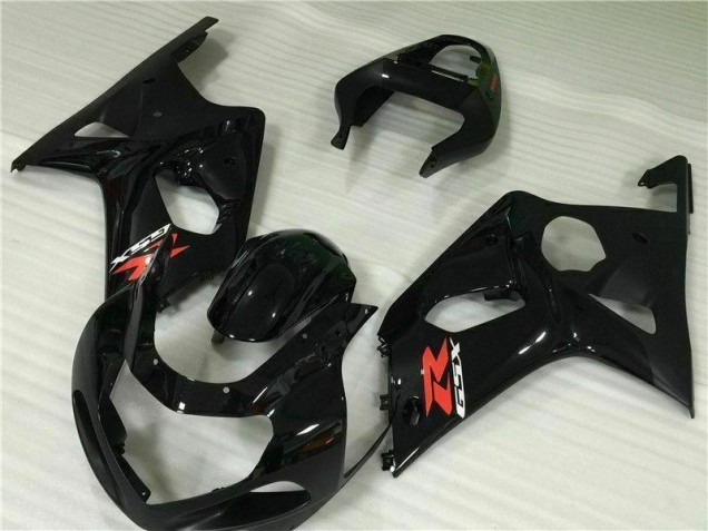 Schwarz GSXR 1000 K1 00-02 Verkleidungen