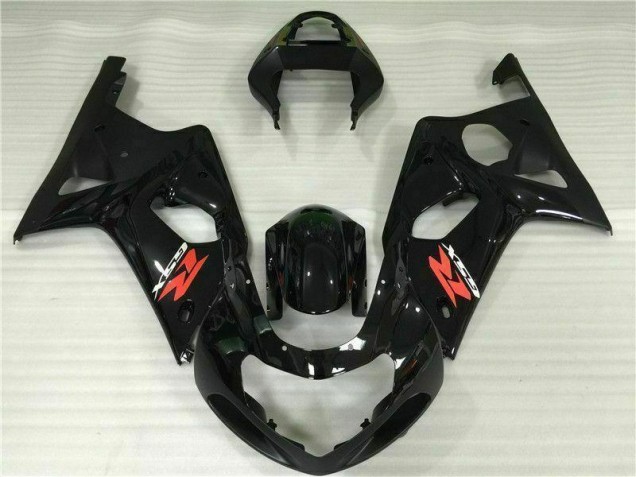 Schwarz GSXR 1000 K1 00-02 Verkleidungen