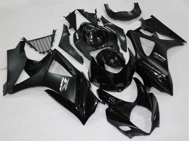 Schwarz GSXR 1000 K7 07-08 Verkleidungen Komplett Sets Schwarz GSXR 1000 K7 07-08 Verkleidungen Komplett Sets