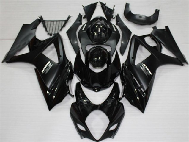 Schwarz GSXR 1000 K7 07-08 Verkleidungen Komplett Sets Schwarz GSXR 1000 K7 07-08 Verkleidungen Komplett Sets