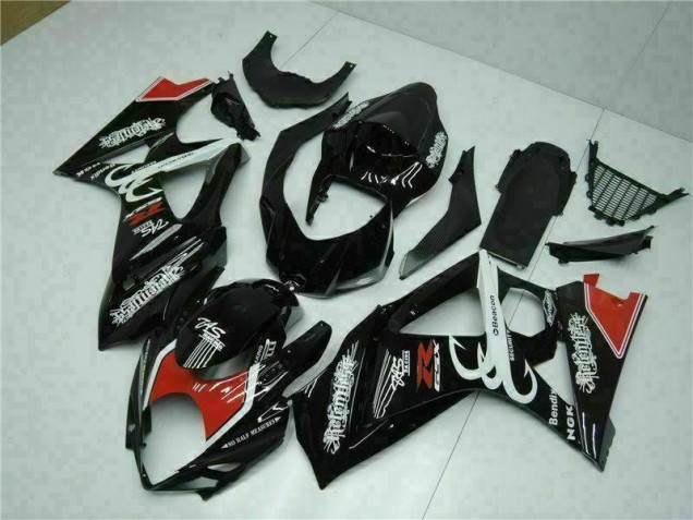 Schwarz GSXR 1000 K7 07-08 Verkleidungen