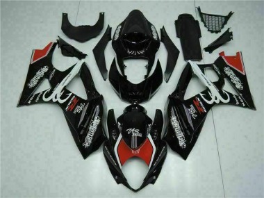 Schwarz GSXR 1000 K7 07-08 Verkleidungen