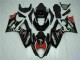 Schwarz GSXR 1000 K7 07-08 Verkleidungen