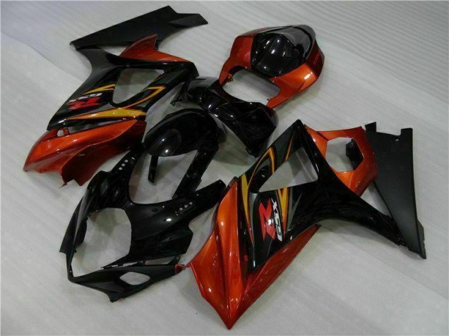 Schwarz GSXR 1000 K7 07-08 VollVerkleidungen & Plastik