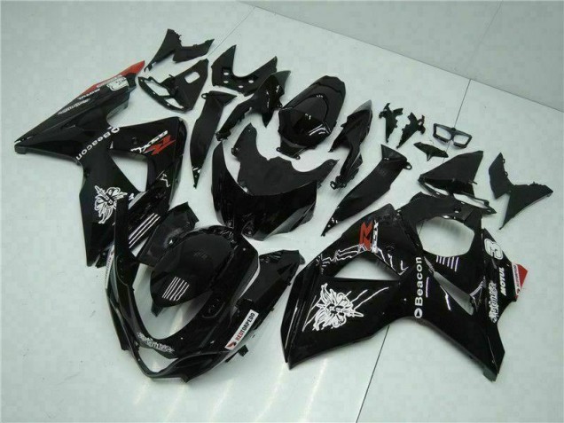 Schwarz GSXR 1000 K9 09-16 Verkleidungen & Plastik