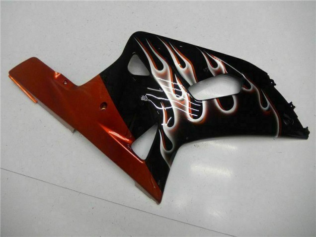 Schwarz GSXR 600 / 750 K1 K2 K3 01-03 Verkleidung Schwarz GSXR 600 / 750 K1 K2 K3 01-03 Verkleidung