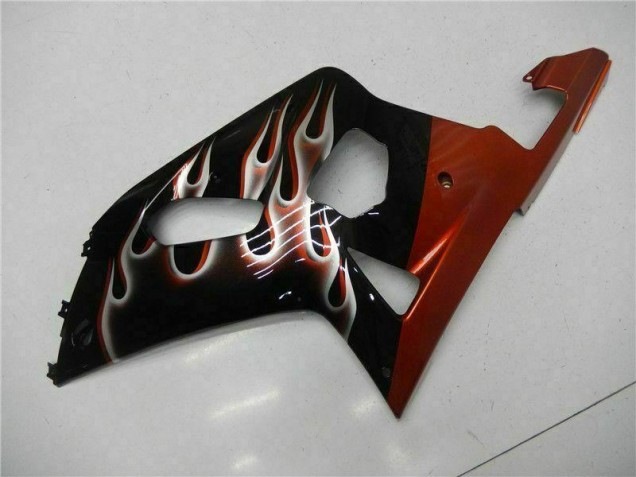 Schwarz GSXR 600 / 750 K1 K2 K3 01-03 Verkleidung Schwarz GSXR 600 / 750 K1 K2 K3 01-03 Verkleidung