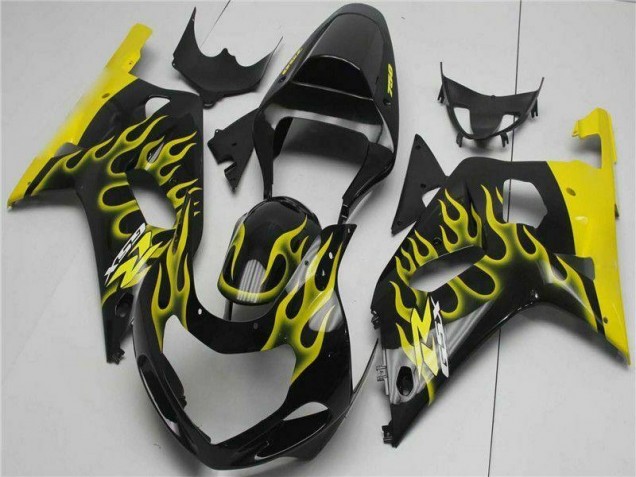 Schwarz GSXR 600 / 750 K1 K2 K3 01-03 Verkleidungen Komplett Sets Schwarz GSXR 600 / 750 K1 K2 K3 01-03 Verkleidungen Komplett Sets