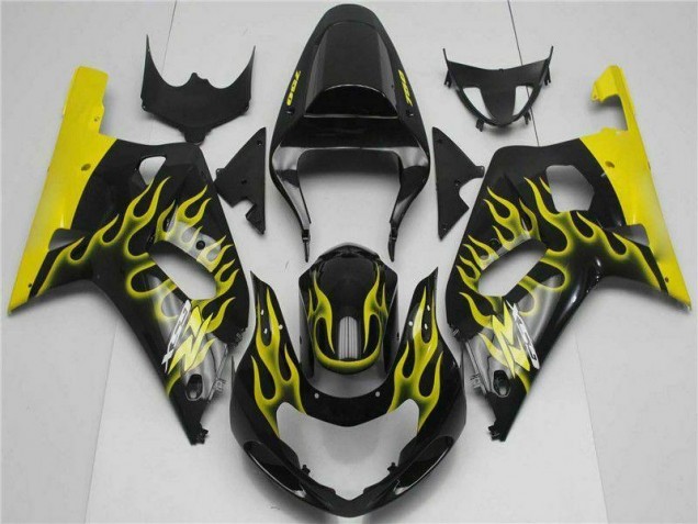 Schwarz GSXR 600 / 750 K1 K2 K3 01-03 Verkleidungen Komplett Sets Schwarz GSXR 600 / 750 K1 K2 K3 01-03 Verkleidungen Komplett Sets