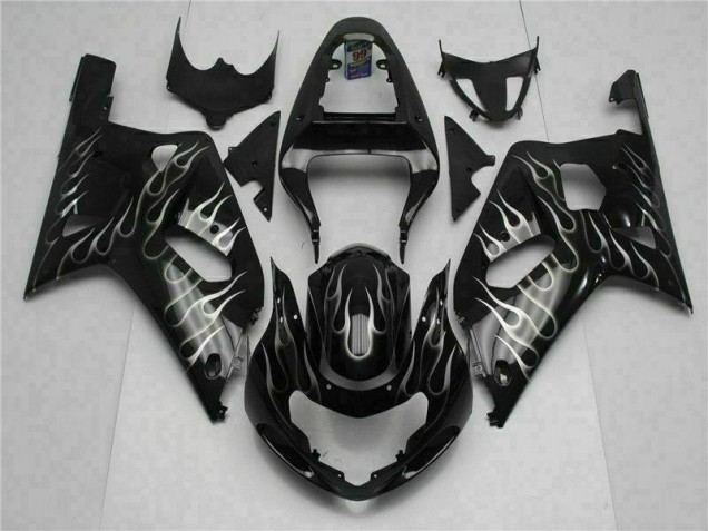 Schwarz GSXR 600 / 750 K1 K2 K3 01-03 Verkleidungen Schwarz GSXR 600 / 750 K1 K2 K3 01-03 Verkleidungen