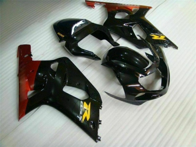 Schwarz GSXR 600 / 750 K1 K2 K3 01-03 Verkleidungen & Plastik