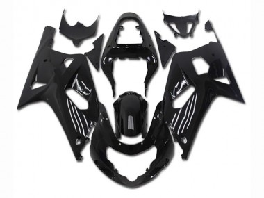 Schwarz GSXR 600 / 750 K1 K2 K3 01-03 VollVerkleidungen & Plastik