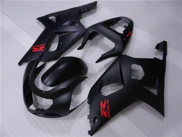 Schwarz GSXR 600 / 750 K1 K2 K3 01-03 Vollverkleidung Schwarz GSXR 600 / 750 K1 K2 K3 01-03 Vollverkleidung
