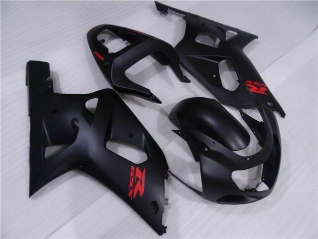 Schwarz GSXR 600 / 750 K1 K2 K3 01-03 Vollverkleidung Schwarz GSXR 600 / 750 K1 K2 K3 01-03 Vollverkleidung