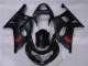 Schwarz GSXR 600 / 750 K1 K2 K3 01-03 Vollverkleidung Schwarz GSXR 600 / 750 K1 K2 K3 01-03 Vollverkleidung