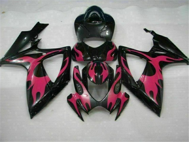 Schwarz GSXR 600 / 750 K6 06-07 Motorrad Verkleidungen