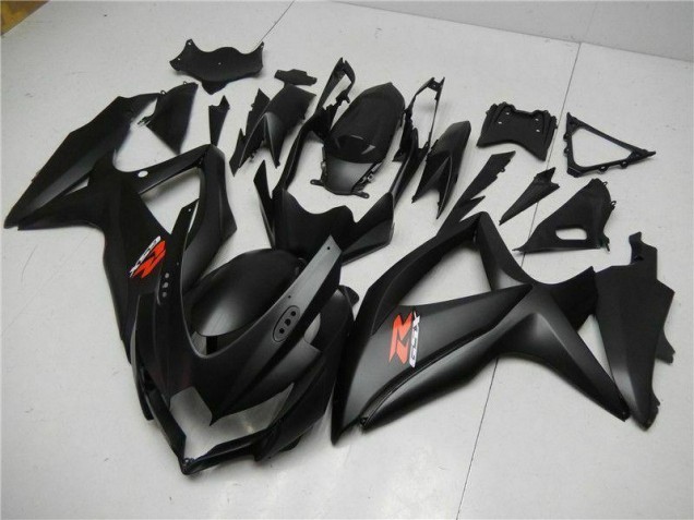 Schwarz GSXR 600 / 750 K8 08-10 Vollverkleidung Schwarz GSXR 600 / 750 K8 08-10 Vollverkleidung