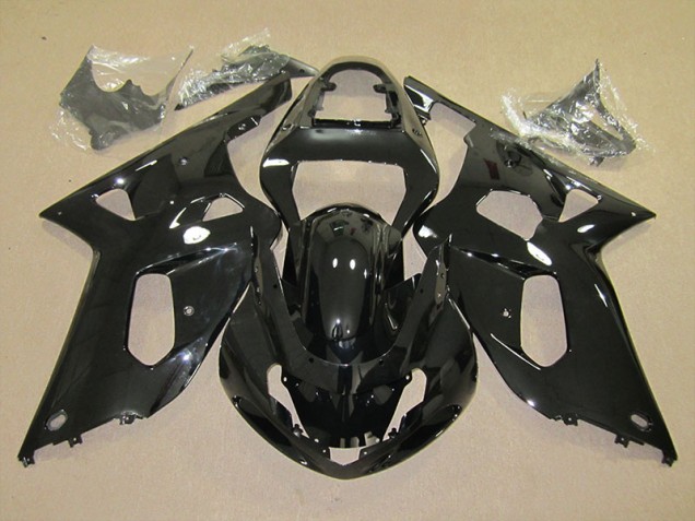 Schwarz GSXR 600 K1 K2 K3 01-03 Verkleidungen Schwarz GSXR 600 K1 K2 K3 01-03 Verkleidungen
