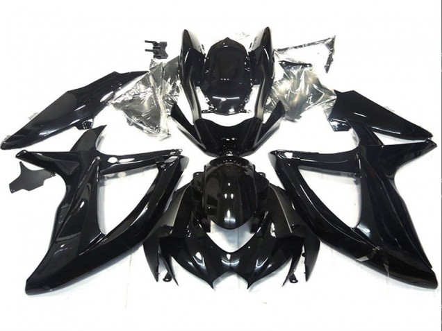 Schwarz GSXR 750 K8 08-10 Verkleidungen Schwarz GSXR 750 K8 08-10 Verkleidungen