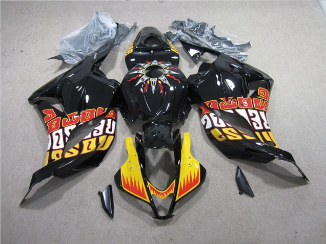 Schwarz Gelb CBR 600 RR 09-12 Verkleidung Schwarz Gelb CBR 600 RR 09-12 Verkleidung