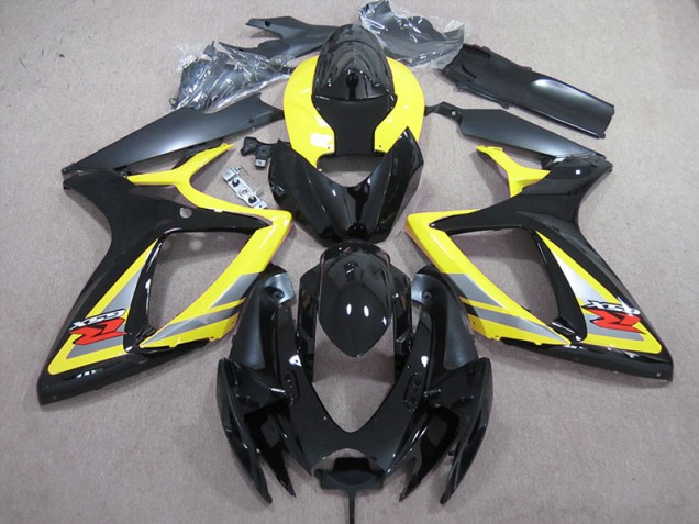 Schwarz Gelb GSXR 600 K6 06-07 Verkleidungen
