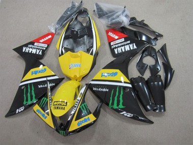 Schwarz Gelb Motul Monster R1 09-11 Verkleidungen