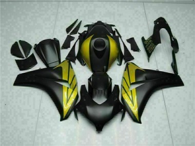 Schwarz Gold CBR 1000 RR 08-11 Verkleidungen