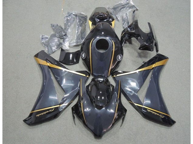 Schwarz Gold Feuerklinge CBR 1000 RR 08-11 Verkleidungen Schwarz Gold Feuerklinge CBR 1000 RR 08-11 Verkleidungen