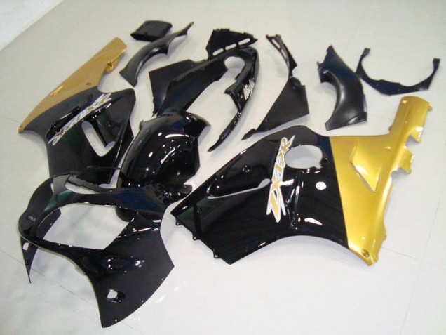 Schwarz Gold ZX12R 00-01 Verkleidungen