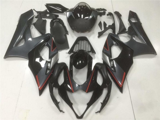 Schwarz Grau GSXR 1000 K5 05-06 Verkleidungen Schwarz Grau GSXR 1000 K5 05-06 Verkleidungen