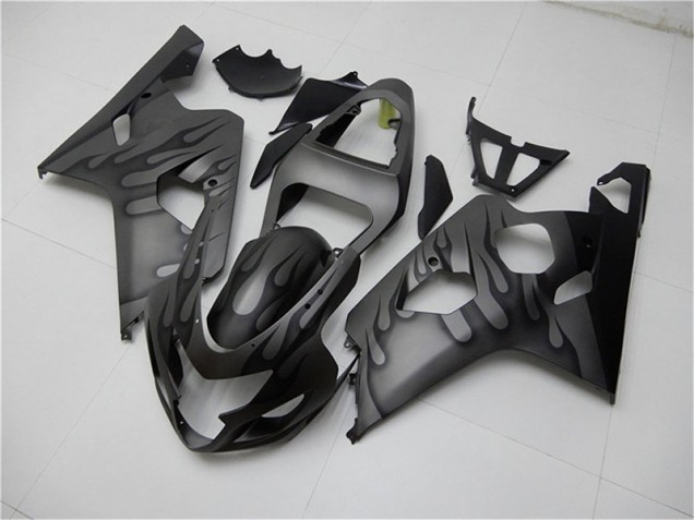 Schwarz Grau GSXR 600 / 750 K4 04-05 Verkleidungen Schwarz Grau GSXR 600 / 750 K4 04-05 Verkleidungen