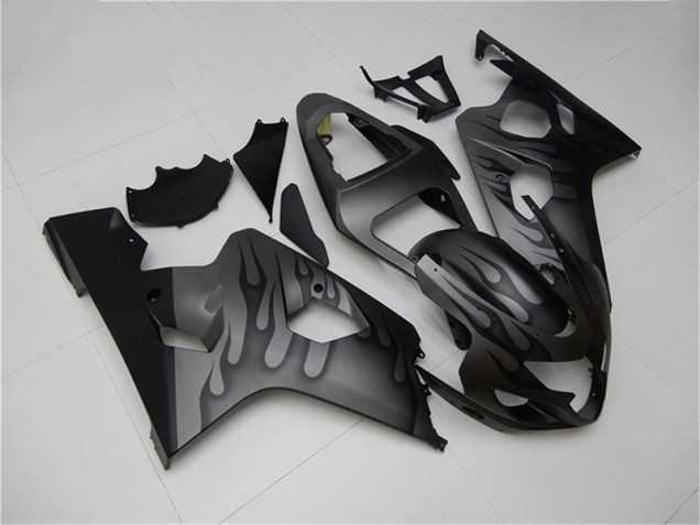 Schwarz Grau GSXR 600 / 750 K4 04-05 Verkleidungen Schwarz Grau GSXR 600 / 750 K4 04-05 Verkleidungen