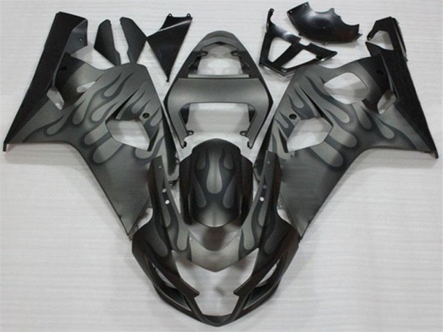 Schwarz Grau GSXR 600 / 750 K4 04-05 Verkleidungen Schwarz Grau GSXR 600 / 750 K4 04-05 Verkleidungen