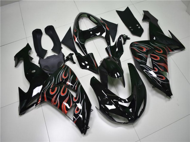 Schwarz Grau Rot ZX10R 06-07 Verkleidungen Schwarz Grau Rot ZX10R 06-07 Verkleidungen