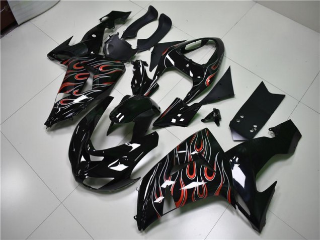 Schwarz Grau Rot ZX10R 06-07 Verkleidungen Schwarz Grau Rot ZX10R 06-07 Verkleidungen