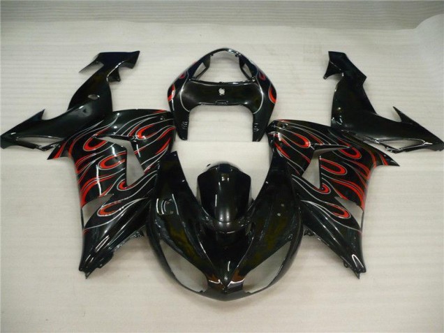 Schwarz Grau Rot ZX10R 06-07 Verkleidungen Schwarz Grau Rot ZX10R 06-07 Verkleidungen