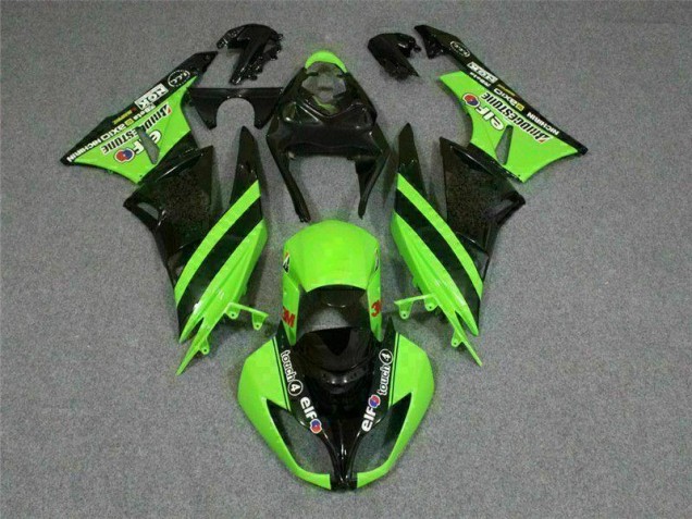 Schwarz Grün 3M Touch4 ZX6R 09-12 Verkleidungen