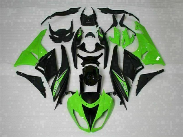 Schwarz Grün 636 ZX6R 09-12 Verkleidungen Schwarz Grün 636 ZX6R 09-12 Verkleidungen