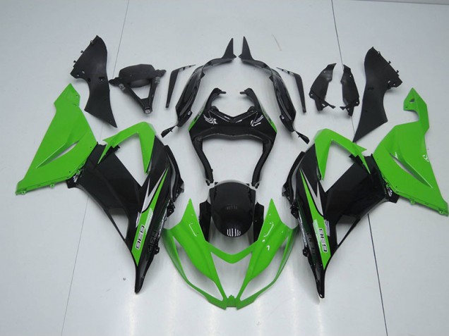 Schwarz Grün 636 ZX6R 13-18 Verkleidungen