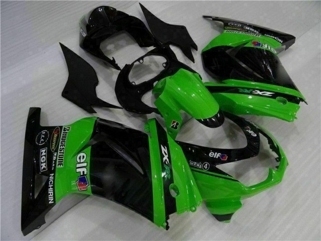 Schwarz Grün EX250 08-12 Vollverkleidung