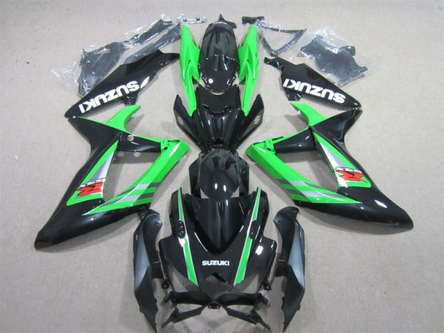 Schwarz Grün GSXR 600 K6 06-07 Verkleidungen