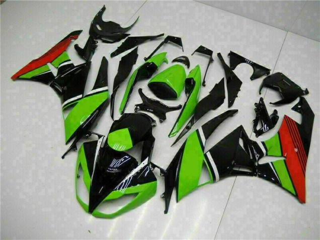 Schwarz Grün Rot ZX6R 09-12 Verkleidungen Schwarz Grün Rot ZX6R 09-12 Verkleidungen