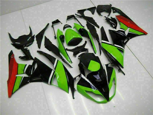 Schwarz Grün Rot ZX6R 09-12 Verkleidungen Schwarz Grün Rot ZX6R 09-12 Verkleidungen