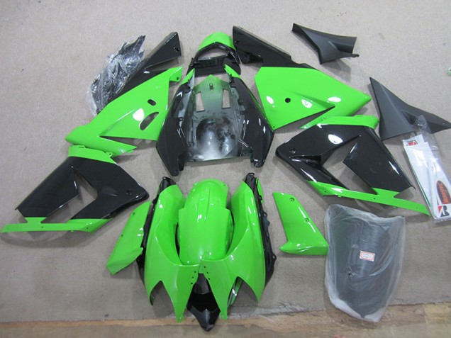 Schwarz Grün ZX10R 03-05 Verkleidungen