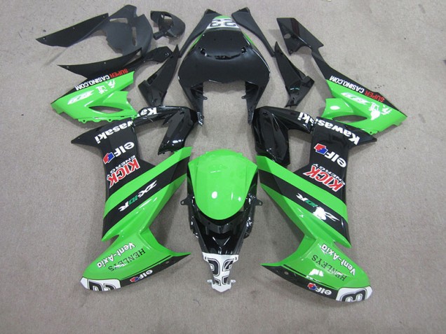 Schwarz Grün ZX10R 08-10 Verkleidungen Schwarz Grün ZX10R 08-10 Verkleidungen