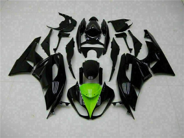 Schwarz Grün ZX6R 09-12 Verkleidung Schwarz Grün ZX6R 09-12 Verkleidung